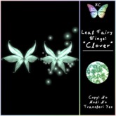 KC Leaf Fairy Wings: Clover