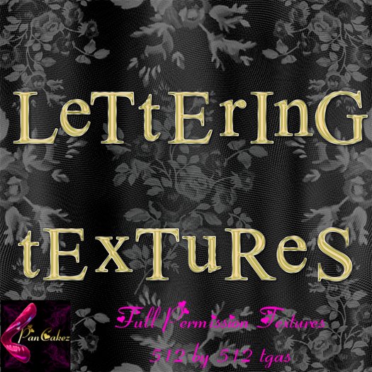*PCz* Lettering Textures