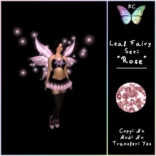 KC Leaf Fairy Set: Rose