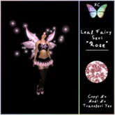 KC Leaf Fairy Set: Rose