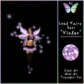 KC Leaf Fairy Set: Violet