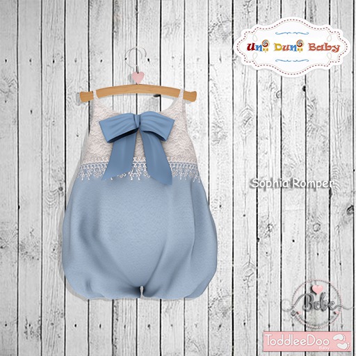 {UDB} Sophia Romper Blue