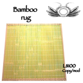 Bamboo rug