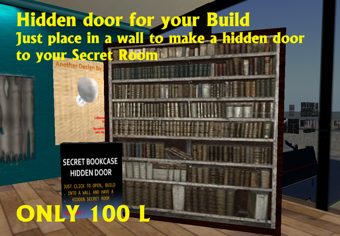 Secret Bookcase Hidden Door (Boxed)