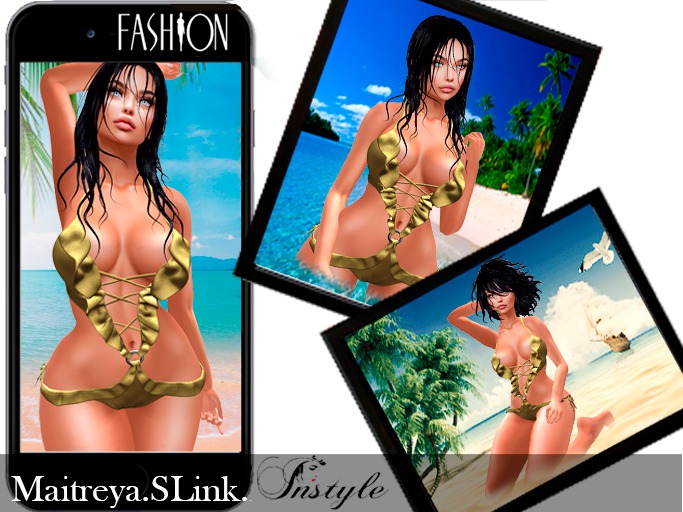 InStyl- Swimsuit-Golden (Maitreya ,Slink) 