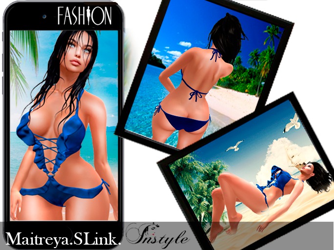 InStyl- Swimsuit-Blue (Maitreya ,Slink) 