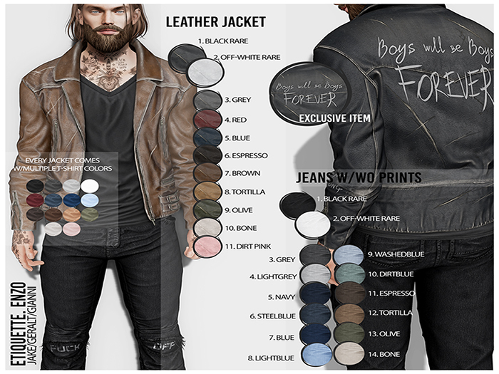 .etiquette. Enzo's Jeans Blue/Geralt (F. Off)