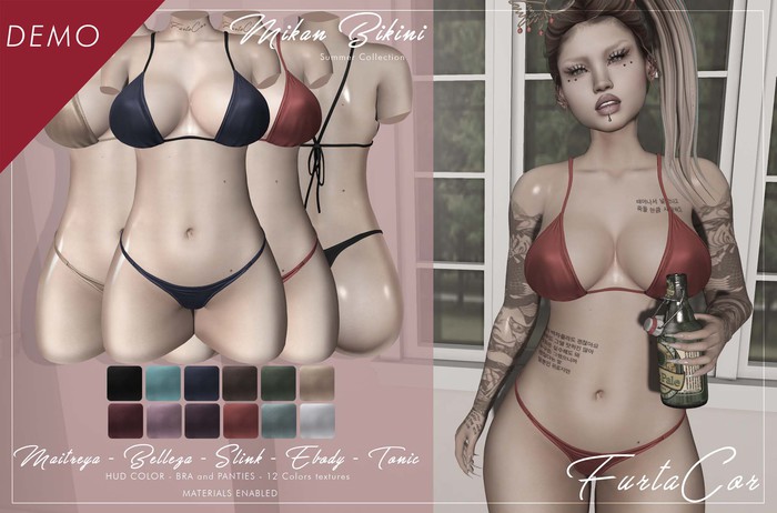 :::DEMO:::[FurtaCor Female] Mikan Bikini