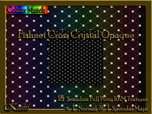 !Kushi! FishnetCrossCrystalTULLEOPAQUE Textures -WearToUnpack