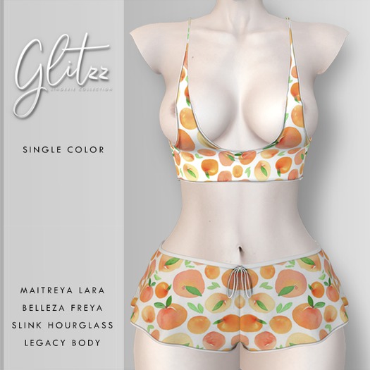 [Glitzz] Nicky Set - Peach
