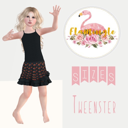.::Flamingle::. Floral Set Navy BOXED