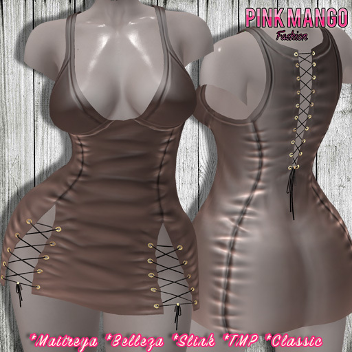 *Pink Mango* Rory Dress COFFEE