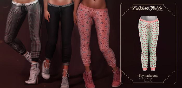 Tee*fy Miley Trackpants - hearts