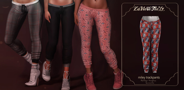 Tee*fy Miley Trackpants - Geometric