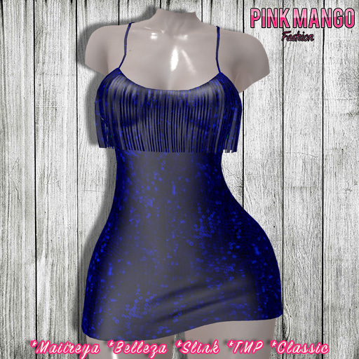 *Pink Mango* Paris BLUE SEQUINS