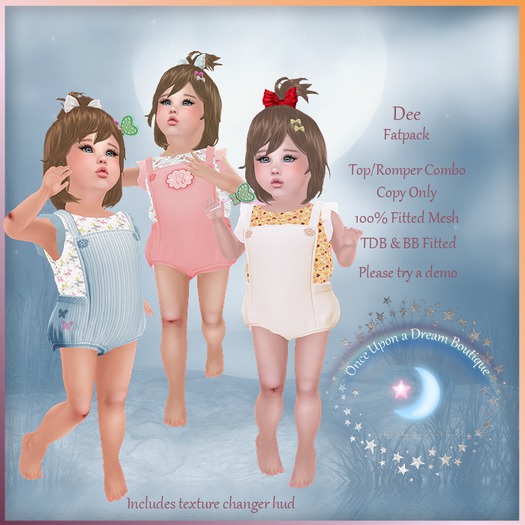 OUD Dee Romper Mini Fatpack TDB & BB Fitted