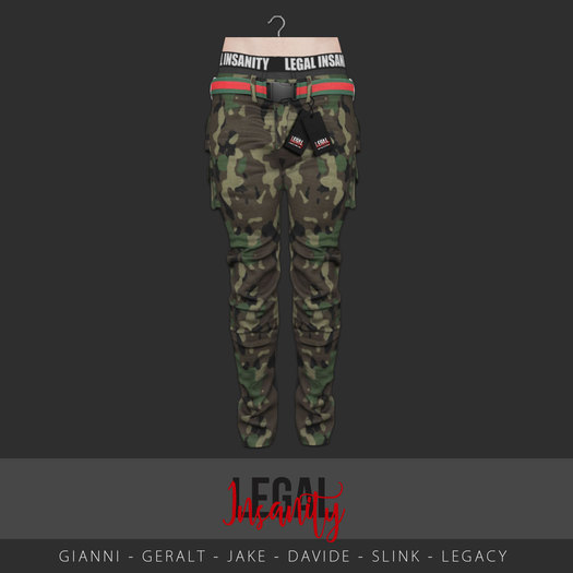 Legal Insanity - Cody camo pants