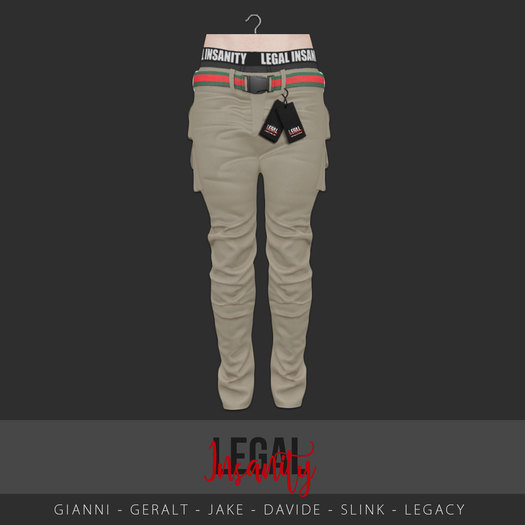 Legal Insanity - Cody tan pants