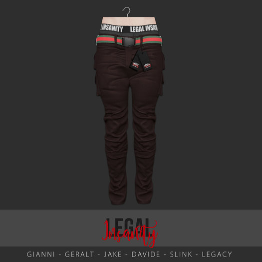 Legal Insanity - Cody mattone pants