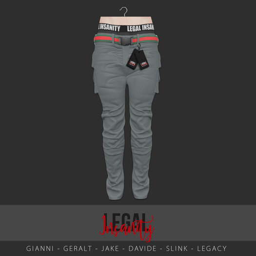 Legal Insanity - Cody grey pants