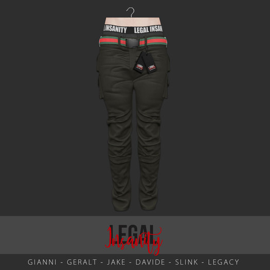Legal Insanity - Cody green pants