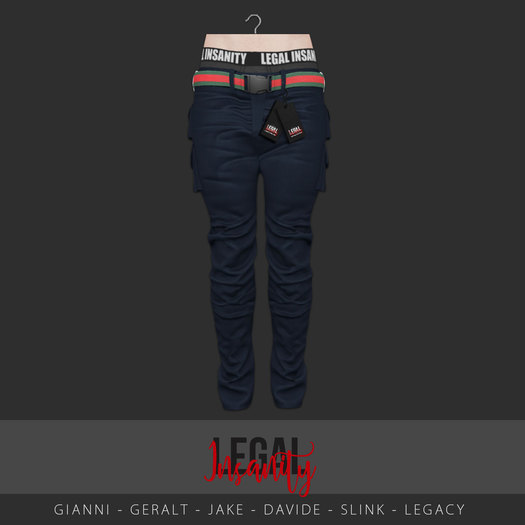 Legal Insanity - Cody blue pants