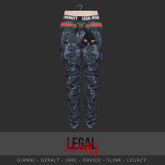 Legal Insanity - Cody camo blue  pants
