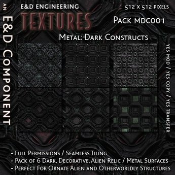 Second Life Marketplace - [MDC001] 6 Tarnished Metal Textures Corroded ...