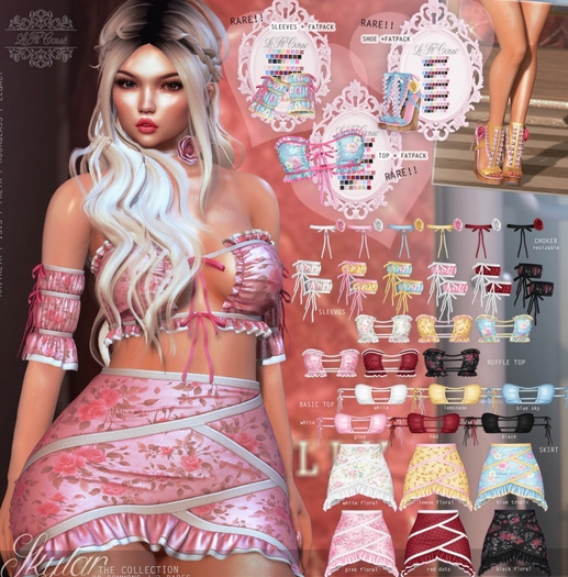{le fil casse} Skylar Sleeves Maitreya Pink Floral