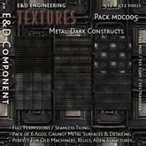 [MDC005] 6 Tarnished Metal Textures Corroded Metal Textures Dark Machinery Machine Textures from E&D ENGINEERING