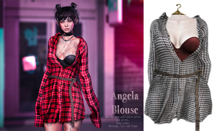 UNA. Angela Blouse Vichy