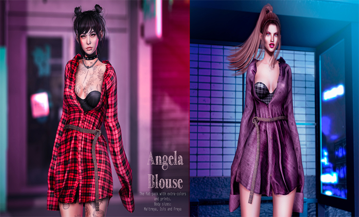Una. Angela Blouse Fatpack