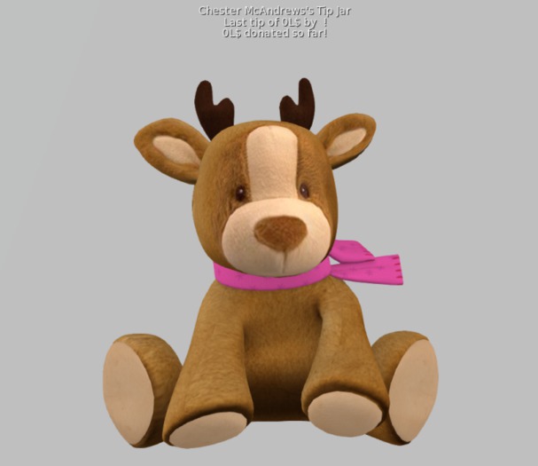 CMA Mesh Tip Jar Deer