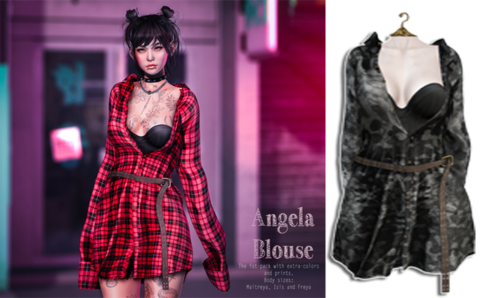 UNA. Angela Blouse Black