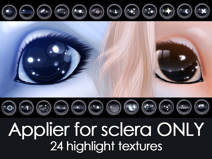 Happy Paw - Applier for sclera 24 highlight textures
