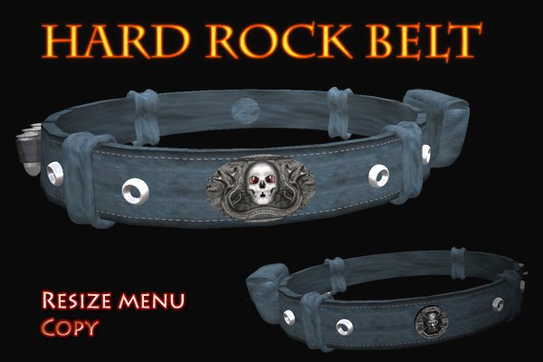 HardRockBelt Skull 