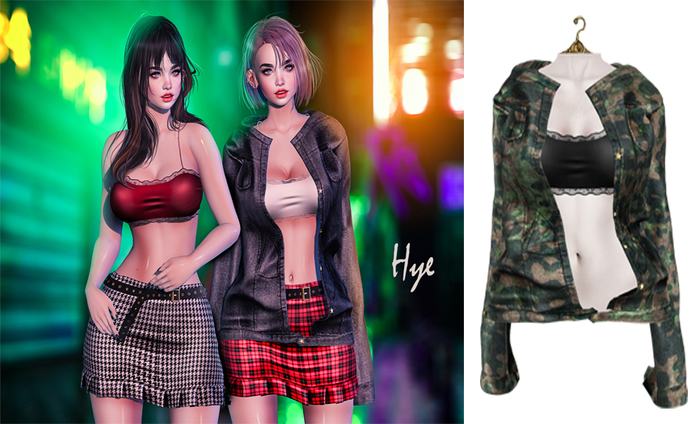 :SK:/:UNA Hye Jacket Militar