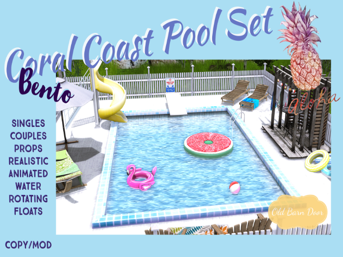 {OBD} Coral Coast Bento Pool Set [PG]