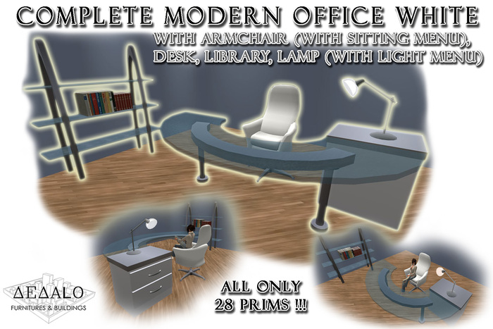 Complete Modern Office White