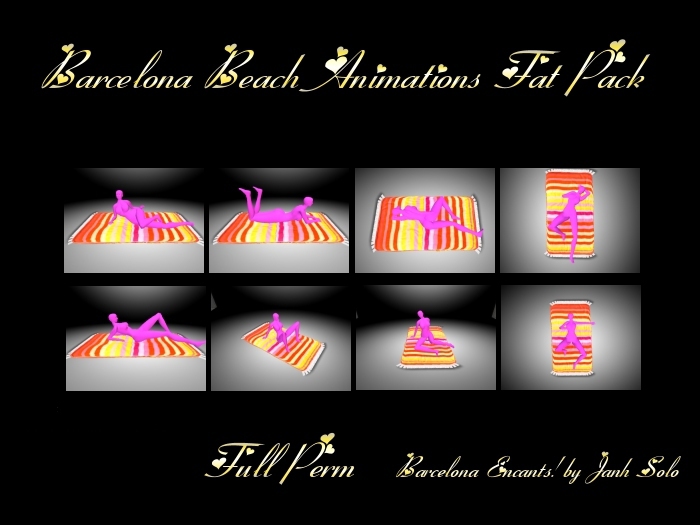 Barcelona Beach Animations Fat Pack