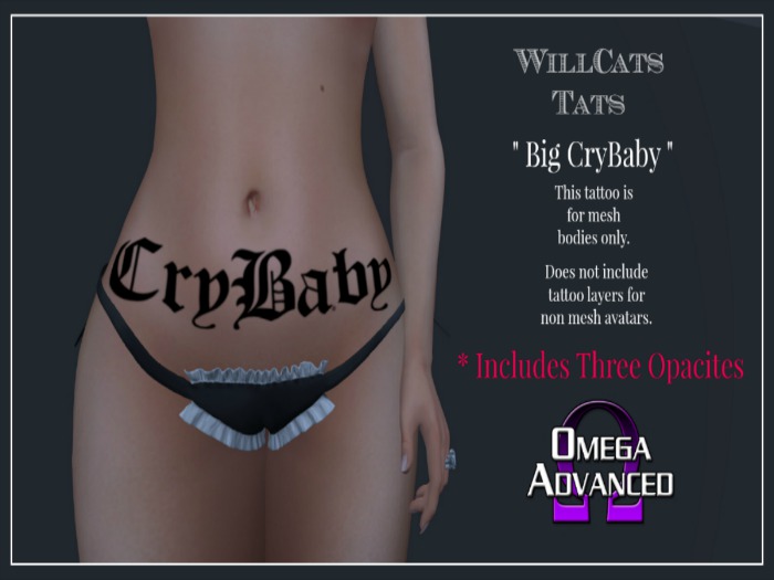 WillCat's Tats " BigCrybaby " Tattoo