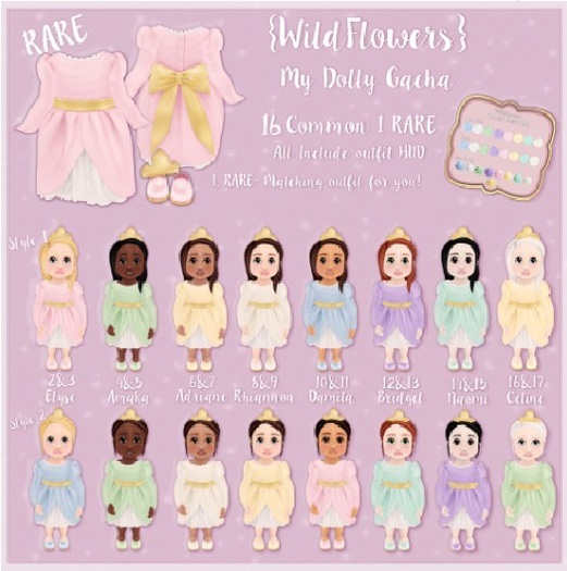 {WF} Princess Dress {Kid} RARE 