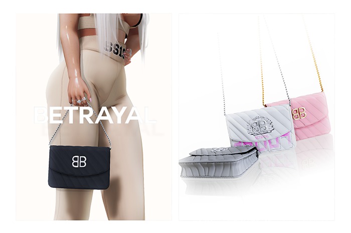 BETRAYAL. Braxtyn Wallet Chain Bag