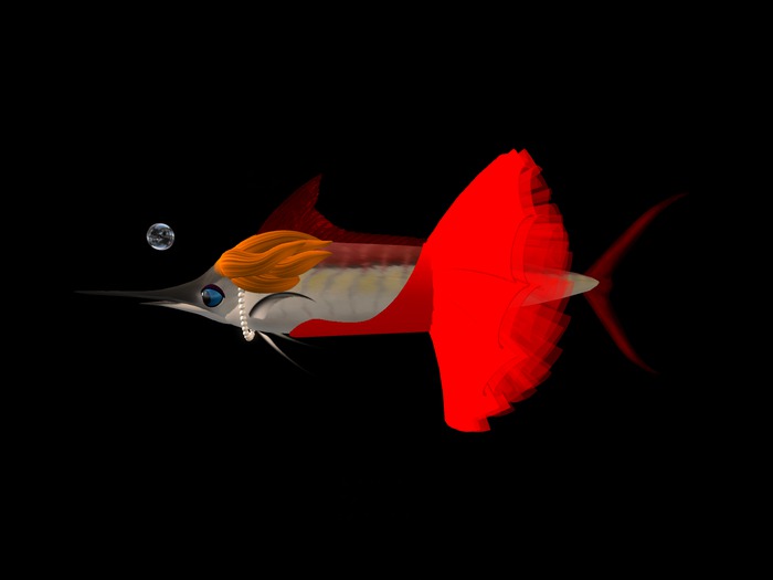 (7S) SuperUltraRare Fish: Marlin Rouge
