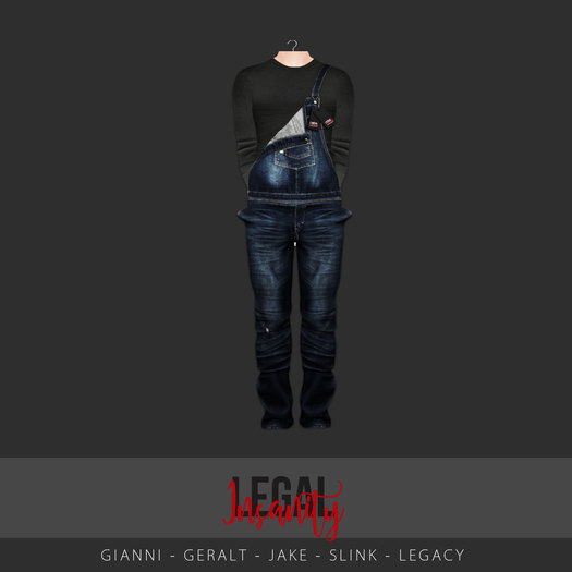 Legal Insanity - Jed dark blue Overall