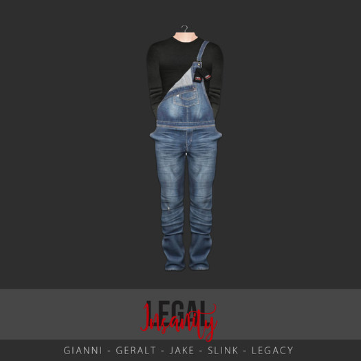 Legal Insanity - Jed blue Overall