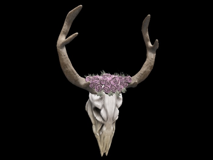 MadPea A Tale of Two Sisters - Skull w/Spring Flowers
