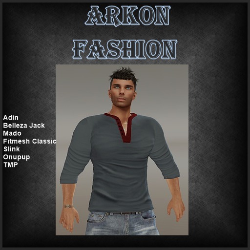 Mens longsleeve shirt WimB  blue