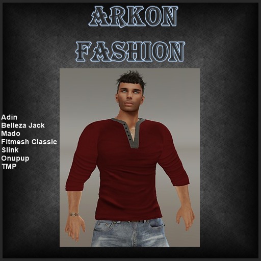 Mens longsleeve shirt WimA dark red