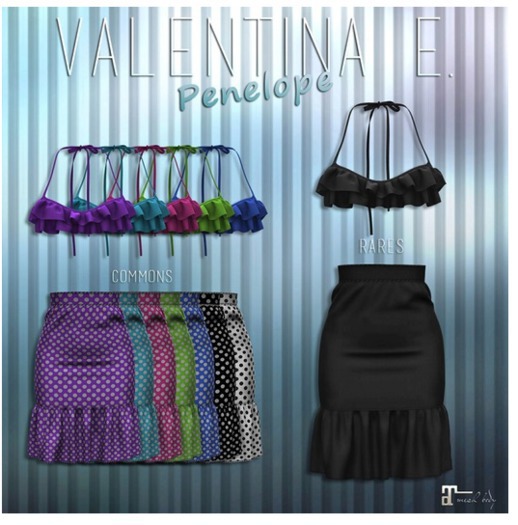 :V.e. Penelope Ruffled Top Teal COMMON